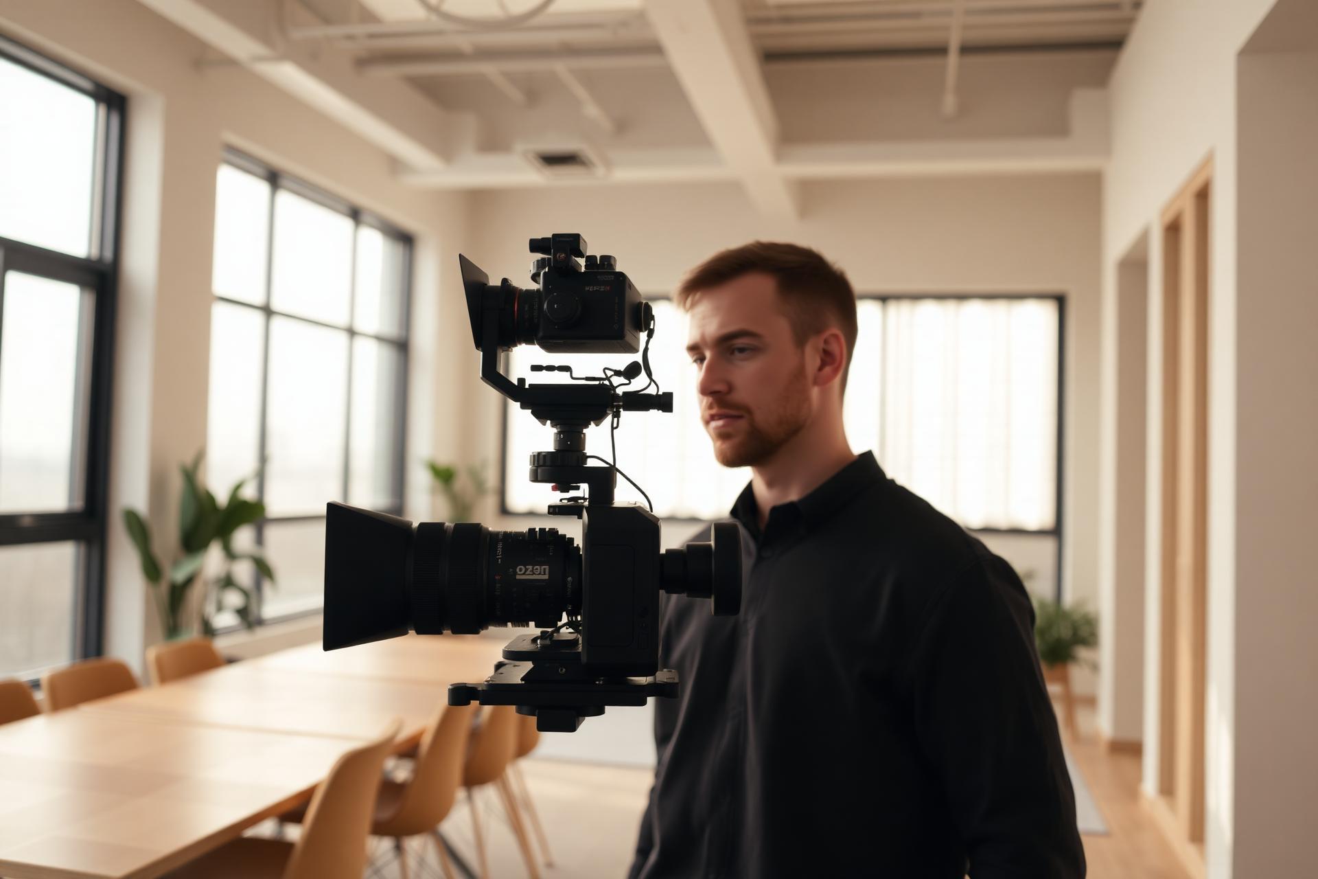 Filminspelning av företagsfilm i Stockholm